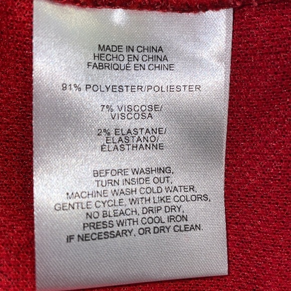 NWT Jones New York Cowl Neck Sweater with 2 Side Zippers.  Size Medium. - Picture 8 of 9